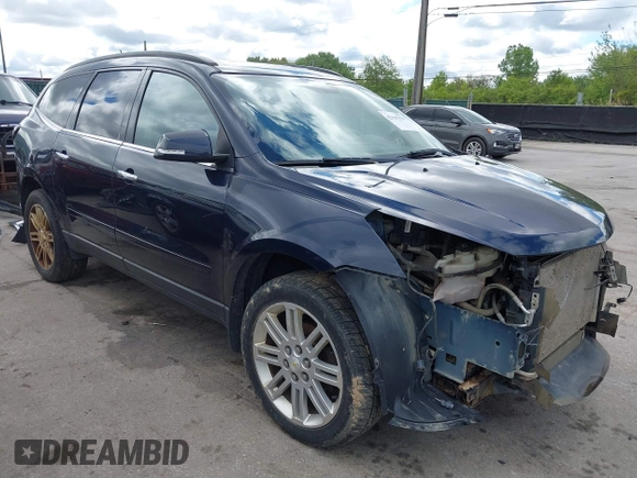 2015 Chevrolet Traverse LT with VIN 1GNKVGKD8FJ325119, listed as a IAAI auction lot 42325370 with 128,161 mi miles and . Bid and sale history available at DreamBid. Image 1.
