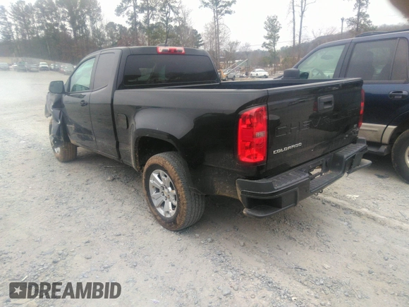 2021 Chevrolet Colorado 2WD LT with VIN 1GCHSCEA4M1256299, listed as a IAAI auction lot 41173669 with 90,969 mi miles and . Bid and sale history available at DreamBid. Image 3.