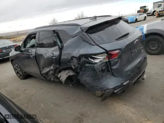 2019 Chevrolet Blazer RS with VIN 3GNKBJRS2KS697879, listed as a Copart auction lot 45407945 with 0 mi miles and Salvage Title. Bid and sale history available at carsss.com. Image 2.