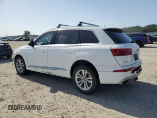 2017 Audi Q7 Premium with VIN WA1AAAF74HD025817, listed as a Copart auction lot 56036985 with 130,410 mi miles and Salvage title. Bid and sale history available at DreamBid. Image 2.