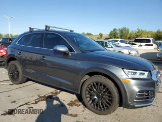 2018 Audi SQ5 Premium Plus with VIN WA1A4AFY3J2144217, listed as a Copart auction lot 70313064 with 63,295 mi miles and Salvage Title. Bid and sale history available at DreamBid. Image 4.