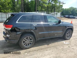 2019 Jeep Grand Cherokee Limited with VIN 1C4RJFBG5KC640076, listed as a Copart auction lot 60709855 with 150,636 mi miles and Salvage title. Bid and sale history available at DreamBid. Image 3.