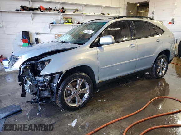2006 Lexus RX 400h with VIN JTJHW31U860035783, listed as a Copart auction lot 46118265 with 227,055 mi miles and Salvage Title. Bid and sale history available at DreamBid. Image 1.