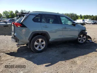 2022 Toyota RAV4 XLE with VIN 2T3P1RFV1NW259179, listed as a Copart auction lot 57253525 with 55,764 mi miles and Salvage title. Bid and sale history available at DreamBid. Image 3.