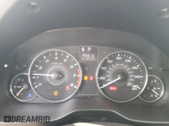 2011 Subaru Outback Limited Power Moon with VIN 4S4BRDLC1B2368329, listed as a Copart auction lot 52403605 with 210,374 mi miles and Salvage title. Bid and sale history available at DreamBid. Image 9.