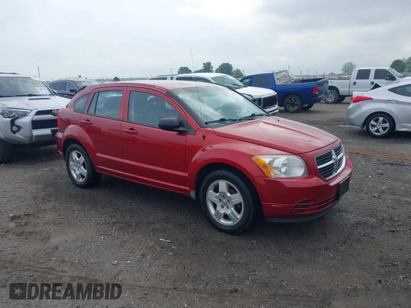 2009 Dodge Caliber SXT z VIN 1B3HB48A79D171465, wystawiony jako IAAI lot #42137493 z przebiegiem 161 046 mil mil oraz . Historia ofert i sprzedaży dostępna na DreamBid. Obrazek 1.