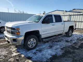 2015 Chevrolet Silverado 3500HD LTZ with VIN 1GC4K0E80FF157625, listed as a Copart auction lot 42562895 with 119,163 mi miles and Salvage Title. Bid and sale history available at DreamBid. Image 1.