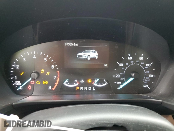 2020 Ford Escape SE z VIN 1FMCU9G61LUA10979, wystawiony jako Copart lot #60166075 z przebiegiem 87 365 mil mil oraz Szkoda całkowita • Salvage title. Historia ofert i sprzedaży dostępna na DreamBid. Obrazek 9.