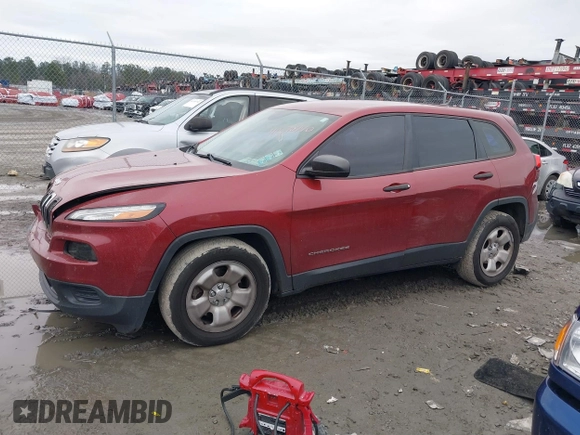 2015 Jeep Cherokee Sport z VIN 1C4PJLAB6FW712905, wystawiony jako IAAI lot #41370740 z przebiegiem 111 483 mil mil oraz . Historia ofert i sprzedaży dostępna na DreamBid. Obrazek 14.