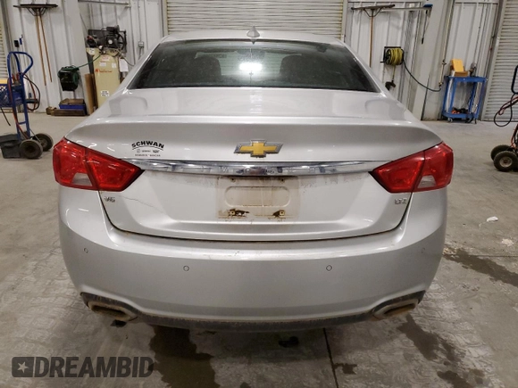 2015 Chevrolet Impala LTZ with VIN 1G1165S38FU137737, listed as a Copart auction lot 52447995 with 104,999 mi miles and Salvage Title. Bid and sale history available at DreamBid. Image 6.