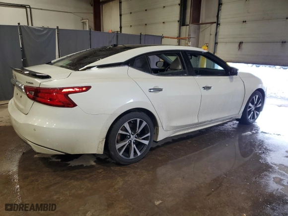2018 Nissan Maxima SL with VIN 1N4AA6AP9JC408356, listed as a Copart auction lot 43389525 with 43,568 mi miles and Salvage Title. Bid and sale history available at carsss.com. Image 3.