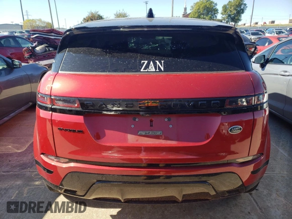 2022 Land Rover Range Rover Evoque Dynamic SE with VIN SALZL2FX7NH164846, listed as a Copart auction lot 80154904 with 28,320 mi miles and Salvage Title. Bid and sale history available at carsss.com. Image 6.