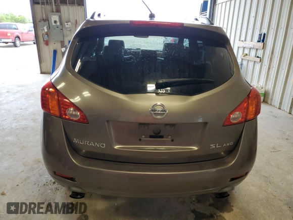 2010 Nissan Murano SL z VIN JN8AZ1MW4AW122863, wystawiony jako Copart lot #55816795 z przebiegiem 124 101 mil mil oraz Szkoda całkowita • Salvage title. Historia ofert i sprzedaży dostępna na DreamBid. Obrazek 6.