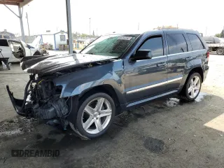 2008 Jeep Grand Cherokee SRT-8 with VIN 1J8HR78308C183905, listed as a Copart auction lot 72633424 with 129,202 mi miles and Salvage Title. Bid and sale history available at carsss.com. Image 1.