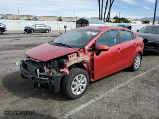 2017 Kia Rio LX with VIN KNADM4A39H6072634, listed as a Copart auction lot 47130575 with 67,465 mi miles and Salvage Title. Bid and sale history available at carsss.com. Image 1.