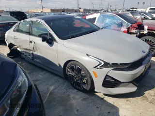 2021 Kia K5 GT-Line with VIN 5XXG64J2XMG064684, listed as a Copart auction lot 43003975 with 38,782 mi miles and Salvage Title. Bid and sale history available at carsss.com. Image 4.