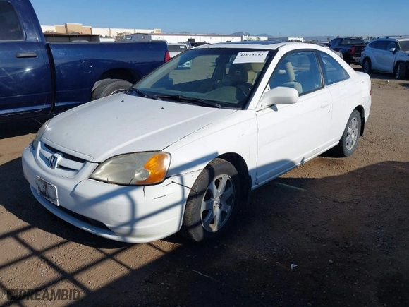 2003 Honda Civic EX with VIN 1HGEM22933L062174, listed as a IAAI auction lot 42024613 with 212,905 mi miles. Bid and sale history available at carsss.com. Image 2.
