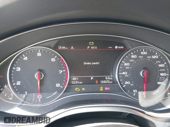 2013 Audi A6 Premium Plus with VIN WAUDFAFCXDN051423, listed as a IAAI auction lot 42249789 with 124,372 mi miles and . Bid and sale history available at DreamBid. Image 7.