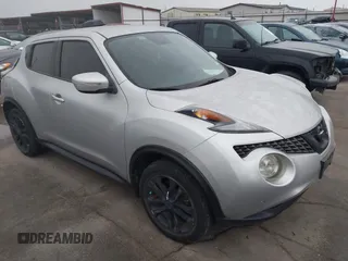 2015 Nissan Juke S with VIN JN8AF5MR9FT504065, listed as a IAAI auction lot 41948829 with 75,258 mi miles and . Bid and sale history available at DreamBid. Image 1.