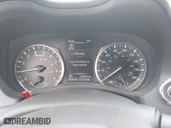 2022 Infiniti Q50 Luxe with VIN JN1EV7BR4NM342579, listed as a IAAI auction lot 42503631 with 13,633 mi miles and . Bid and sale history available at DreamBid. Image 7.