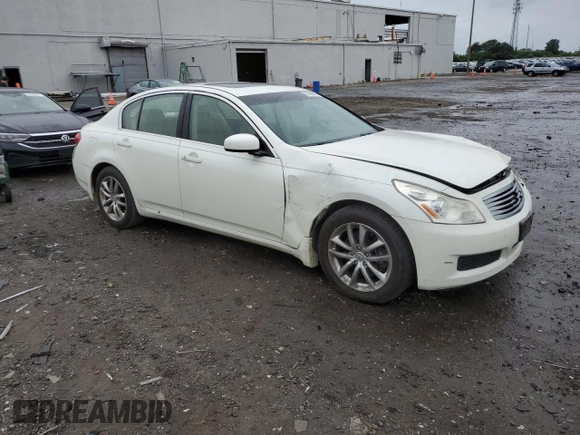 2008 Infiniti G35 x z VIN JNKBV61F68M266254, wystawiony jako Copart lot #57389025 z przebiegiem 165 524 mil mil oraz Szkoda całkowita • Salvage title. Historia ofert i sprzedaży dostępna na DreamBid. Obrazek 4.