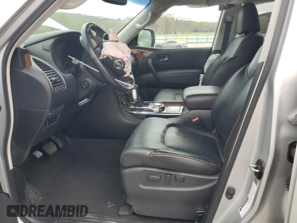 2017 Nissan Armada SL with VIN JN8AY2ND6H9011388, listed as a Copart auction lot 51095915 with 44,735 mi miles and Salvage Title. Bid and sale history available at carsss.com. Image 7.