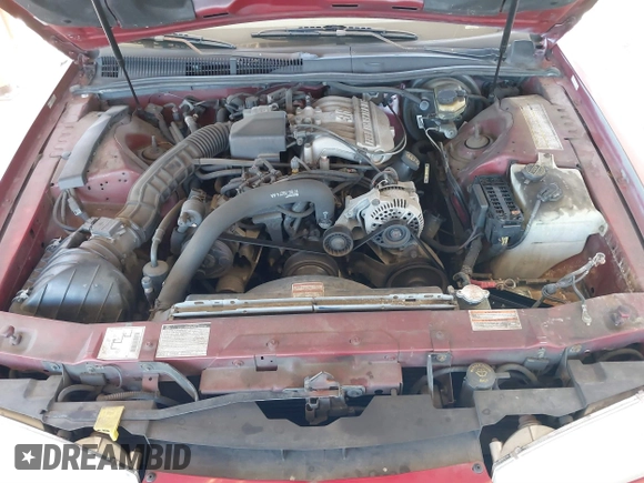1997 Ford Thunderbird LX with VIN 1FALP6247VH138208, listed as a IAAI auction lot 41562980 with 135,204 mi miles and . Bid and sale history available at DreamBid. Image 10.