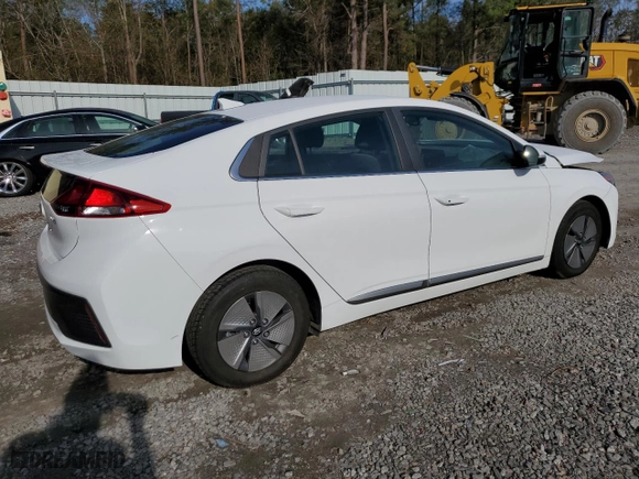 2022 Hyundai Ioniq Hybrid SE with VIN KMHC75LC8NU282430, listed as a Copart auction lot 81033714 with 43,283 mi miles and Salvage Title. Bid and sale history available at carsss.com. Image 3.