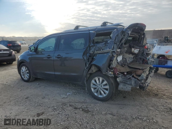 2017 Kia Sedona EX with VIN KNDMC5C18H6334313, listed as a Copart auction lot 86883544 with 153,944 mi miles and Salvage Title. Bid and sale history available at DreamBid. Image 2.