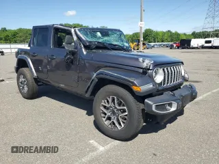 2025 Jeep Wrangler Sahara с VIN 1C4PJXEN4SW534448, выставлен на аукционе Copart как лот 57478615 с пробегом 6 613 миль миль и Чистый • Clean title. История ставок и продаж доступна на DreamBid. Изображение 4.