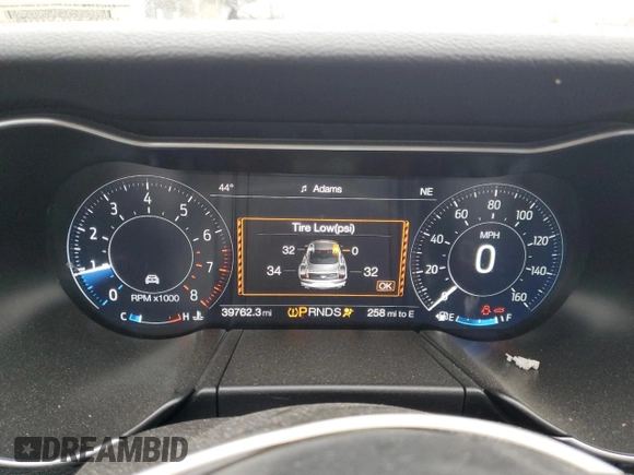 2020 Ford Mustang EcoBoost with VIN 1FATP8UH1L5181811, listed as a Copart auction lot 52196455 with 39,762 mi miles and Salvage Title. Bid and sale history available at carsss.com. Image 9.