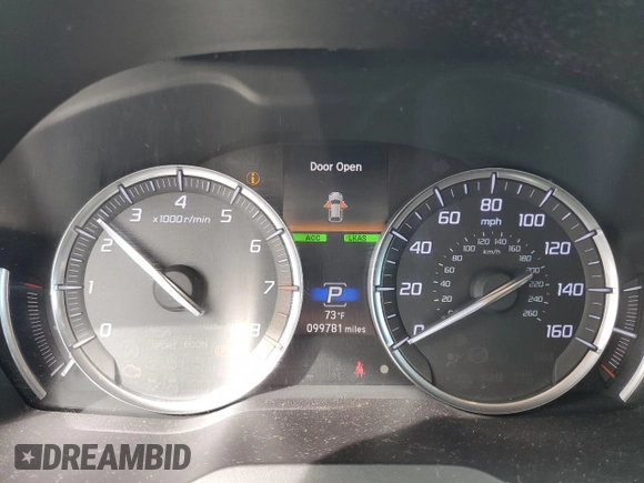 2018 Acura MDX Advance with VIN 5J8YD3H89JL009199, listed as a Copart auction lot 74730604 with 99,781 mi miles and Clean title. Bid and sale history available at DreamBid. Image 9.