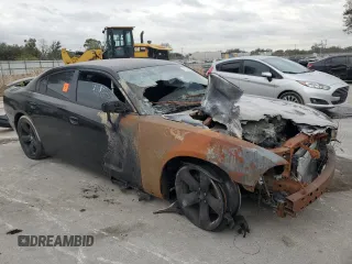 2013 Dodge Charger SXT with VIN 2C3CDXHG6DH513092, listed as a Copart auction lot 41635495 with 0 mi miles and Salvage Title. Bid and sale history available at carsss.com. Image 4.