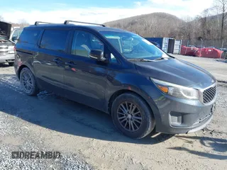 2016 Kia Sedona LX with VIN KNDMB5C17G6083740, listed as a IAAI auction lot 41553959 with 209,536 mi miles. Bid and sale history available at carsss.com. Image 1.