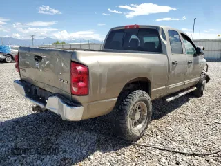 2007 Dodge Ram 2500 SLT with VIN 3D7KS28CX7G755360, listed as a Copart auction lot 66361254 with 0 mi miles and Salvage Title. Bid and sale history available at carsss.com. Image 3.