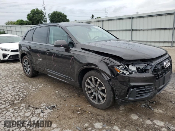2024 Audi Q7 Premium Plus with VIN WA1LCBF73RD001311, listed as a Copart auction lot 67034904 with 7,976 mi miles and Salvage Title. Bid and sale history available at carsss.com. Image 4.