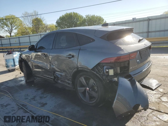 2020 Jaguar E-Pace SE with VIN SADFP2FX9L1002421, listed as a Copart auction lot 53423635 with 39,839 mi miles and Salvage Title. Bid and sale history available at DreamBid. Image 2.