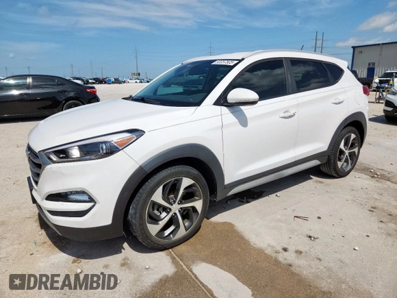 2017 Hyundai Tucson Sport z VIN KM8J33A29HU591930, wystawiony jako Copart lot #60057505 z przebiegiem 70 037 mil mil oraz Szkoda całkowita • Salvage title. Historia ofert i sprzedaży dostępna na DreamBid. Obrazek 1.