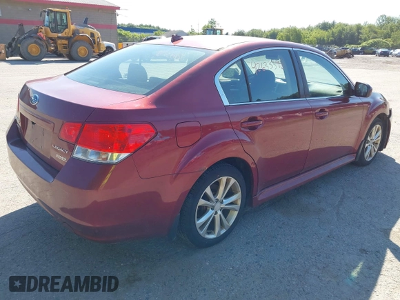 2014 Subaru Legacy Premium with VIN 4S3BMBC67E3019014, listed as a IAAI auction lot 42633398 with 218,236 mi miles and . Bid and sale history available at DreamBid. Image 4.