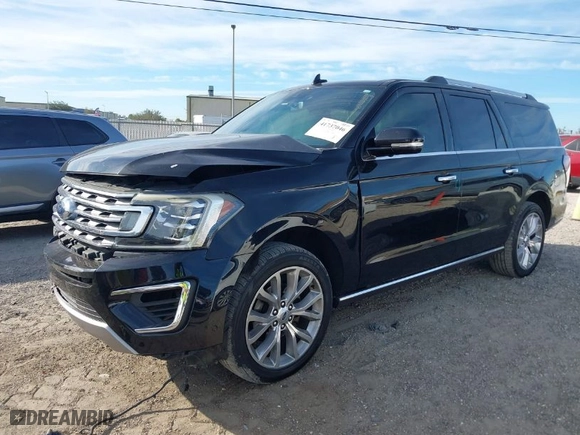 2018 Ford Expedition Max Limited with VIN 1FMJK2AT0JEA66289, listed as a IAAI auction lot 41737046 with 104,802 mi miles. Bid and sale history available at carsss.com. Image 2.
