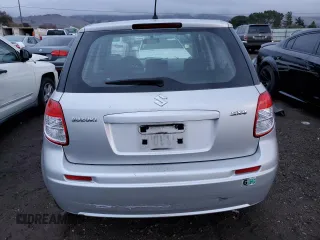 2007 Suzuki SX4 with VIN JS2YA411775100842, listed as a Copart auction lot 84701624 with 131,717 mi miles and Salvage Title. Bid and sale history available at carsss.com. Image 6.