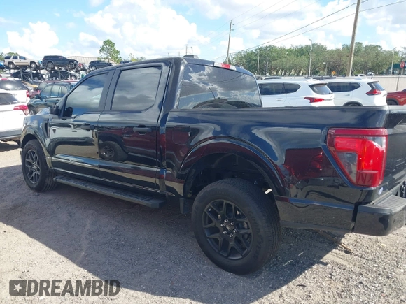 2024 Ford F-150 STX with VIN 1FTEW2KP6RKE37898, listed as a IAAI auction lot 41128541 with 3,409 mi miles and . Bid and sale history available at carsss.com. Image 13.