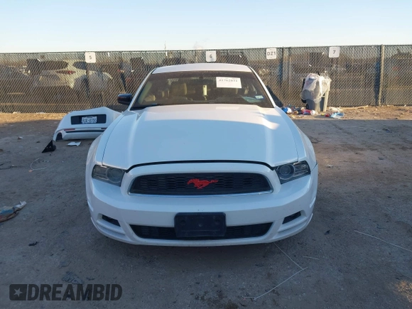 2014 Ford Mustang V6 with VIN 1ZVBP8AM2E5327057, listed as a IAAI auction lot 41762031 with 167,462 mi miles. Bid and sale history available at carsss.com. Image 13.