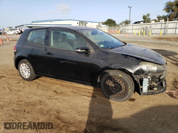 2010 Volkswagen Golf with VIN WVWAA7AJ5AW220959, listed as a Copart auction lot 75882224 with 119,463 mi miles and Salvage title. Bid and sale history available at DreamBid. Image 4.