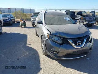 2016 Nissan Rogue SL with VIN 5N1AT2MT8GC874175, listed as a IAAI auction lot 40655066 with 134,540 mi miles. Bid and sale history available at carsss.com. Image 1.