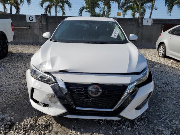 2021 Nissan Sentra S with VIN 3N1AB8BV8MY284952, listed as a Copart auction lot 52714715 with 36,038 mi miles and Non Repairable. Bid and sale history available at DreamBid. Image 5.