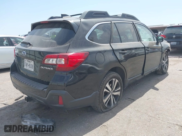 2018 Subaru Outback Limited with VIN 4S4BSANC8J3225516, listed as a IAAI auction lot 42261383 with Not provided miles and . Bid and sale history available at DreamBid. Image 4.