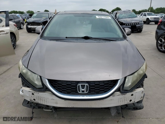 2013 Honda Civic Sdn EX-L with VIN 2HGFB2F98DH549468, listed as a Copart auction lot 53217944 with 137,539 mi miles and Salvage Title. Bid and sale history available at carsss.com. Image 5.