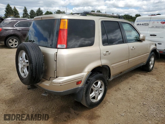 2000 Honda CR-V SE with VIN JHLRD1876YC037697, listed as a Copart auction lot 66611404 with 182,795 mi miles and Salvage Title. Bid and sale history available at carsss.com. Image 3.