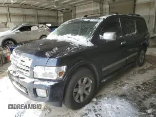 2007 Infiniti QX56 with VIN 5N3AA08C47N802650, listed as a Copart auction lot 45117695 with 218,047 mi miles and Salvage Title. Bid and sale history available at carsss.com. Image 1.